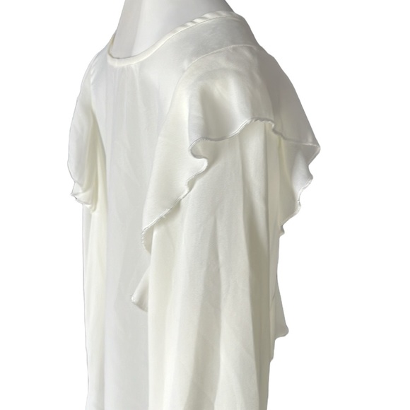 Umgee With Class ruffle sleeve semi sheer blouse - Picture 10 of 13